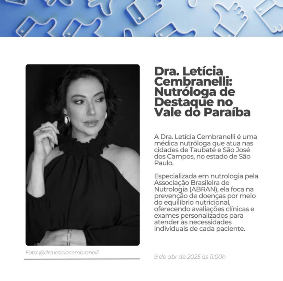 Foto 1:  — Dra. Letícia Cembranelli